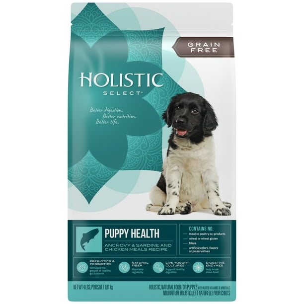 Holistic Select Natural Grain Free Dry Dog Food, Puppy Anchovy, Sardine
