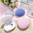 thumbnail image 2 of UDIYO Fashion Women Shell Shape Velvet Jewelry Case Box for Necklace Earrings Ring, 2 of 6