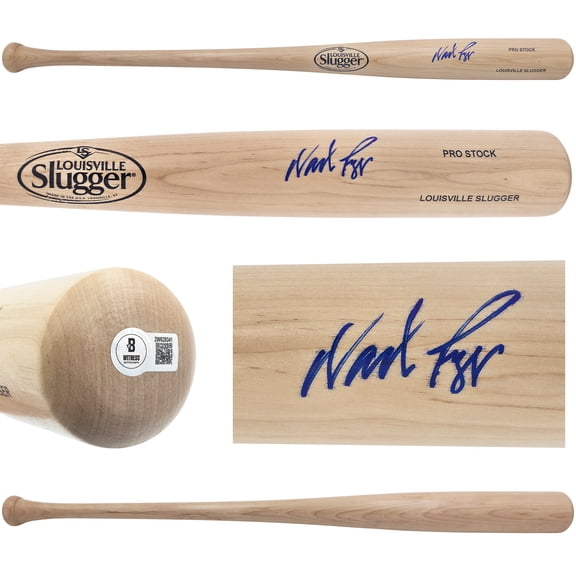 Wade Boggs Autographed Blonde Louisville Slugger Pro Stock Baseball Bat Boston Red Sox Beckett BAS Witness 241446