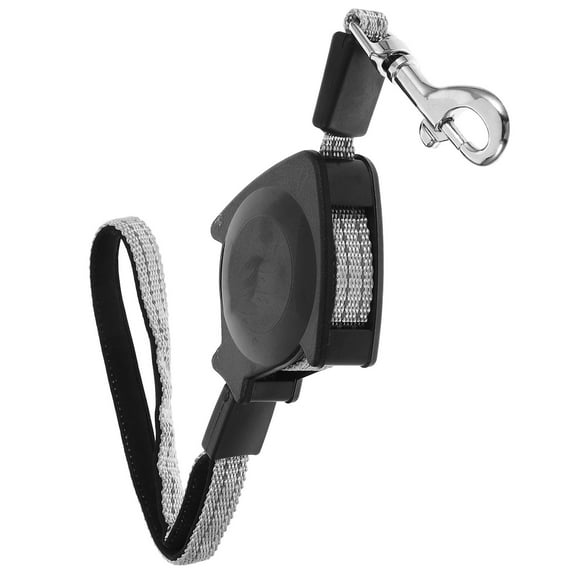 KONTONTY Automatic Retractable Dog Leash, Black, Telescopic Traction Rope for Durable Pet Training