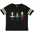 thumbnail image 3 of Inktastic Little Ballerina Trio Girls Toddler T-Shirt, 3 of 5