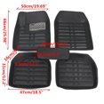 thumbnail image 4 of 5Pcs Universal Car Auto Floor Mats Floor Liner Front&Rear Carpet All Weather Mat, 4 of 8