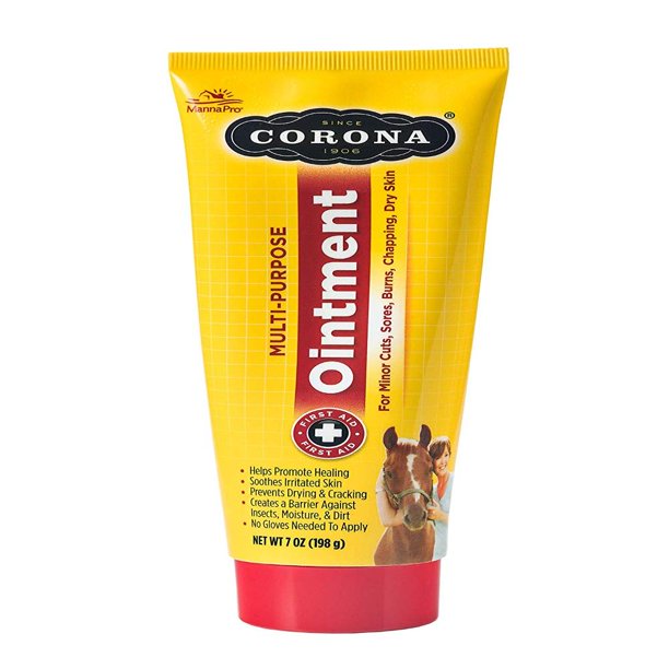 Corona Ointment for Horses, 7 oz Tube, The thick lanolin based formula