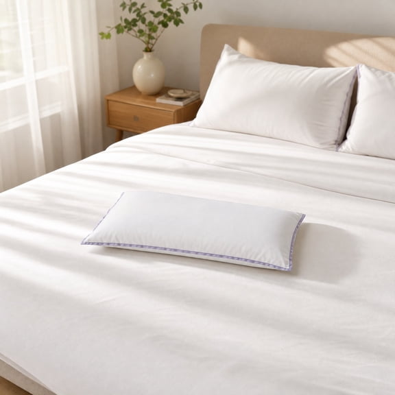 White Throw Pillow Inserts, High Elasticity Cotton Pillow, Couch Cushion, Sham Stuffer (19.6x11.8inch)