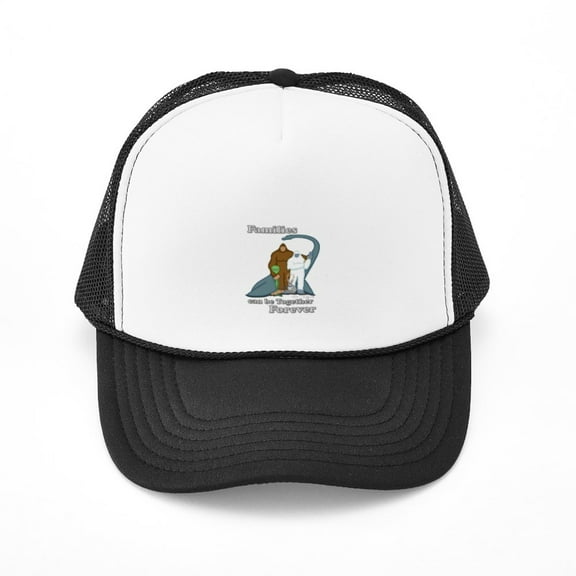 CafePress - Families Together Forever - Adjustable Unisex Printed Trucker Hat with Mesh Back
