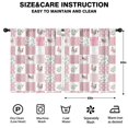 thumbnail image 2 of Blackout Kids Curtains,Pioneer Flower Floral Print Pattern Childrens Insulated Curtains Set Of 2,Bedroom Essentials,Toddler Room Decor 52"x63", 2 of 5