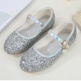 thumbnail image 5 of OSOLU Children Girls Sandals Flat Bottom Sparkly Rhinestone Performances Comfortable Lightweight Footwear Classic Versatile Shoes, 5 of 9