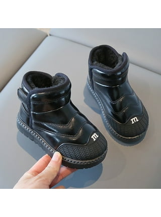 Girls Black Velvet Shoes