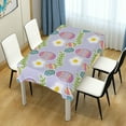 thumbnail image 7 of GZHJMY Easter Eggs Tablecloth, Rectangle Waterproof Washable Polyester Table Cover for Picnic Dinner Holiday Party Decor, 54 x 54 Inch, 7 of 7