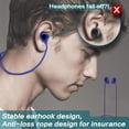 thumbnail image 5 of Support Anti-Perte pour Écouteurs Sangle Bluetooth Corde de Casque Anti-Perte Remplacement pour Galaxy, Bleu, 5 of 5