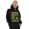 thumbnail image 4 of US Army Logo Parent Raised My Hero Hoodie Sweatshirt Women Men Brisco Brands L, 4 of 6