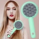 thumbnail image 4 of Fiudx Ofertas y liquidaciones Peine de pelo con diseño de calavera alta para mujer, peine de masaje, peine cojín para el hogar, 4 of 5