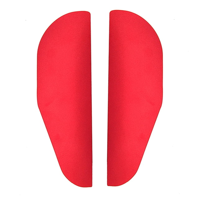 Miangastore 2pcs Aluminium Alloy Rearview Mirror Visor Side Mirror Rain Eyebrow Rear View Mirror Guard for Car (Red)