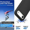 thumbnail image 3 of For iPhone Air Case With Belt Clip, Kickstand, Shockproof Dust/Drop Proof 3 in 1 Full Body Rugged Heavy Duty Durable Cover Black, 3 of 6