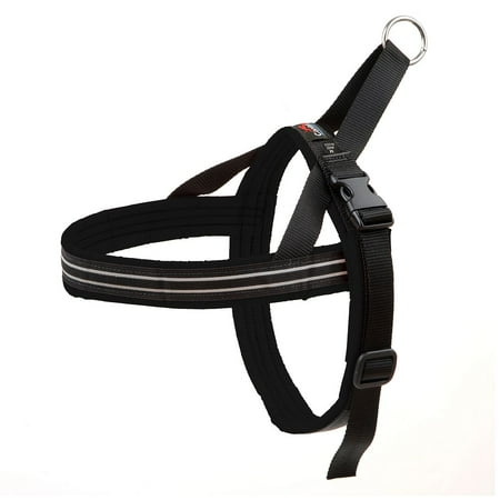 UPC: 0816642010945 | ComfortFlex American Made Fully Padded Reflective No Pull Dog Harness  Raven Black  XLarge