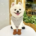 thumbnail image 3 of Velvet Padded Winter Dog Boots with Warm Windproof and Soft Sole Design for Pet Comfort, 3 of 7