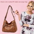 thumbnail image 4 of Bolsa bandolera de piel sintética a la moda para mujer, con varios bolsillos, con cremallera, bandolera Ndcxsfigh Para Estrenar, 4 of 6
