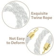 thumbnail image 3 of MOVTOTOP Stanchion Rope Stainless Steel Hook Barrier Rope Crowd Control Rope For Movie Theaters, 3 of 7
