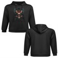 thumbnail image 2 of Sudadera Símbolo Floral Fénix Protectora Estampada Unisex, 2 of 5