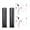 Black 2pcs, variant on 1/2PCS Mini Led Flashlight Q5 Zoom Focus Torch Lamp 400LM Built In Battery Waterproof Lamp Outdoor Camping Fishing Flashlight