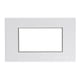 thumbnail image 1 of Placa Para Contacto Omega Plástico Blanco 3 Módulos, 1 of 3