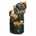 thumbnail image 1 of Relaxation Water Features, Weatherproof Poly-Resin Outdoor Water Fountain With Solar Squirrel Statue Ornament, Multi-scene Decoration For Yard,_Perfect Gift, 1 of 5