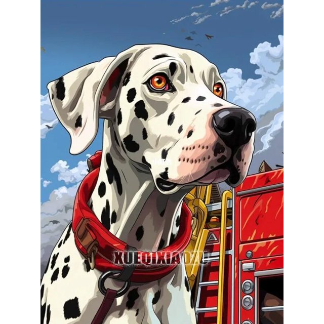 Pintura de diamantes 5D para decoración del hogar, mosaico bordado de diamantes de imitación de perro, Cuadrado completo/redondo, Kit de punto de cruz DIY, regalo de pasatiempos