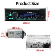 Single 1 Din Car Radio FM USB Bluetooth TF