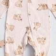 thumbnail image 3 of CAICJ98 Baby Pajamas Newborn Sleepers for Boy Girl Clothes 0 3 6 9 12 Months Footed Pjs Clothes for Toddler Boys (Khaki,0-3 Months), 3 of 3