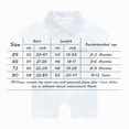 thumbnail image 3 of TOWED22 Toddler Baby Boy Girls Summer Clothes Print Romper Newborn Jumpsuit Country Stuff White,0-3 M, 3 of 4