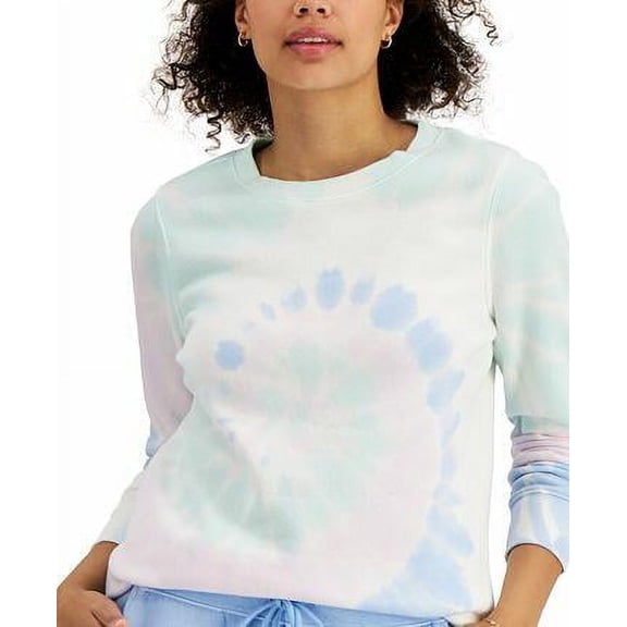 MSRP $50 Style & Co. Pastel Tie-Dye Crewneck Sweatshirt Size Petite Petite