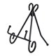 thumbnail image 1 of Anti-Slip Plate Stands for Display, Plate Holder Display Stand, Black Metal Picture Stand Easel for Display Decorative, 1 of 4