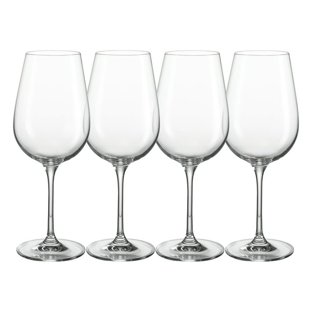 Gala Houseware Lead Free Crystal Wine Glasses, Hand Blown Premium Red Wine  Glass, Set of 4 Clear Drinkware Glass (20 oz) 