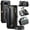Black, variant on For Google Pixel 11 Pro XL Case Crossbody Wallet PU Leather Magnetic Flip Folio Wristlet Shoulder Strap 3-in-1 Crossbody Phone Case with Card Slots Zipper Pocket for Women Men,Black