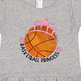 thumbnail image 4 of Inktastic Basketball Princess- Tiara Girls Toddler Dress, 4 of 5
