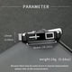 thumbnail image 4 of Pulsera para hombre, pulsera negra para hombre, elegante pulsera de malla de acero inoxidable con cruz ajustable para hombre, idea de regalo para colegas masculinos, regalo genial para niños TUNC Sencillez, 4 of 5
