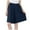Navy, variant on Womens Knee Length Shorts Loose Fit Wide Leg Long Elastic Bermuda Shorts for Women Cotton Linen Summer Shorts Flowy Baggy Short Pants 2024