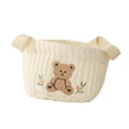 thumbnail image 3 of Cesta cambiador portátil para bebé con asas, multifuncional, organizador de ropa y juguetes para bebé Oso Sentado Pequeño, 3 of 9