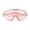 Pink, variant on Swimming Goggles with Stylish Large Frame and 180-Degree View, Comfortable Quick Adjust Strap for Men and Women