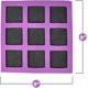 thumbnail image 2 of Minijuego de mesa Bedwina Tic Tac Toe Foam 5x5 para niños (120), 2 of 7