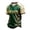 Dark Green, variant on Mexico 2026 Soccer Cup Fan Jersey for Men, V-Neck Short Sleeve T-Shirt with Gold Calendar & Retro Totem Print, Breathable Casual Sports Tee Pullover Top, 1 PC Black L