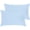 Blue, variant on Royale Linens Pillow Shams 2 Pack Euro Size 26x26 Inch - Brushed 1800 Microfiber - Bed Shams, Wrinkle & Fade Resistant Super Soft and Cozy - Envelope Closure - Oxford Pillowcase (Euro,Ivory)