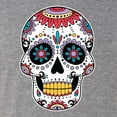 thumbnail image 5 of Wild Bobby Day Of The Dead Sugar Skull Pop Culture Women Tri-Blend Racerback Tank Top, Premium Heather, X-Large, 5 of 5