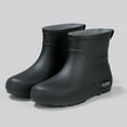 thumbnail image 4 of Taylonsss Women's Waterproof Rubber Rain Boots with Chunkys Heel for Fall and Winter Comfortable Height-Increasing Short Boots with Anti-Slip Sole for Outdoor Activities, 4 of 8