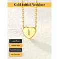 thumbnail image 4 of U7 Mother's Day Gifts for Women 14K Gold Plated Letter Pendant with Sparkle Cubic Zirconia Tiny Heart Letter Initial I Necklace Choker, 4 of 8