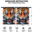 thumbnail image 2 of Blackout Kids Curtains,Tiger and Flowers Childrens Insulated Curtains Set Of 2,Bedroom Essentials,Toddler Room Decor 42x54in(106x137cm), 2 of 4