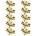 thumbnail image 2 of Set of 20 Bee Napkin Buckle Napkin Ring Alloy Insect Diamond Buckle Paper Towels Napkin Holder,20 x Bee Napkin Buckle,yellow, 2 of 9