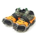 thumbnail image 2 of 24 Spikes Crampons Ice Cleats Studs Antislip Snow Ice Grip Overshoe Footwear Traction Walk Traction for Climbing Skiing, 2 of 6