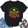 thumbnail image 2 of 100% Cotton Unisex Cinco De Mayo Shirt for Women Mexican Fiesta Vacation T-Shirt 5th May Festival Tees Tops, 2 of 5