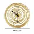 thumbnail image 2 of Miumaeov Round Wall Clock Large Fancy Metal Luxury Wall Spiral Clock For Home Living Room Bedroom Decor, 2 of 14